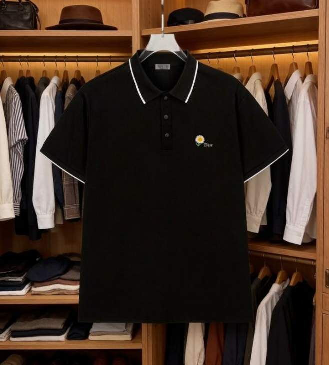 Picture of Dior Polo Shirts Short _SKUDiorM-3XLhgntx36028483